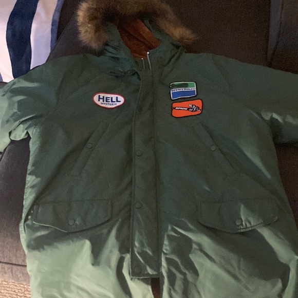 Supreme x hysterical glamour parka